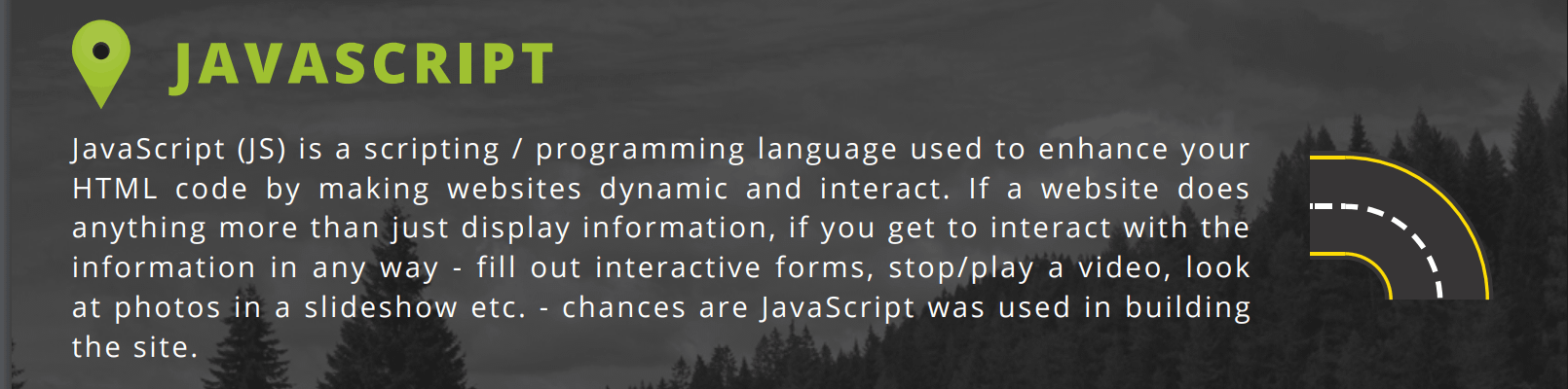 JS excerpt from roadmap
